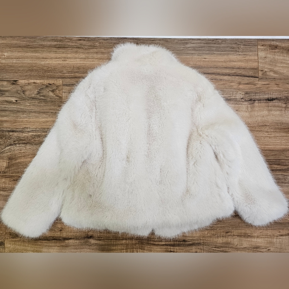 New Zara FAUX FUR JACKET ZW COLLECTION - Picture 8 of 13